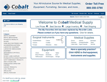 Tablet Screenshot of cobaltmed.com